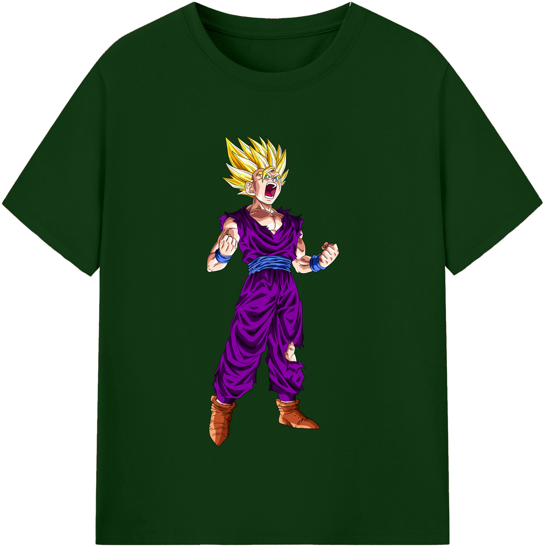（画像用） ドラゴンボール 孫 悟飯（そんごはん）DRAGON BALL Son Gohan 綿100％半袖Tシャツ（フロントプリント）